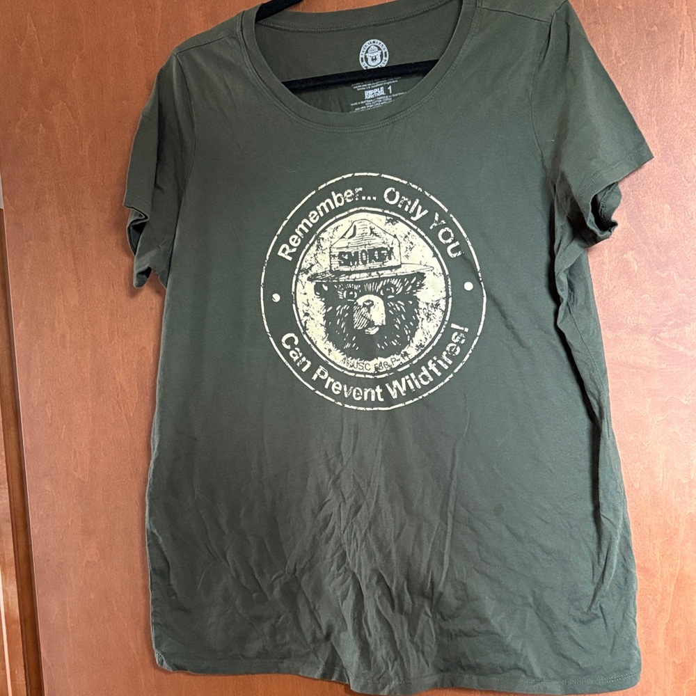 Torrid Green Smokey Bear Tee